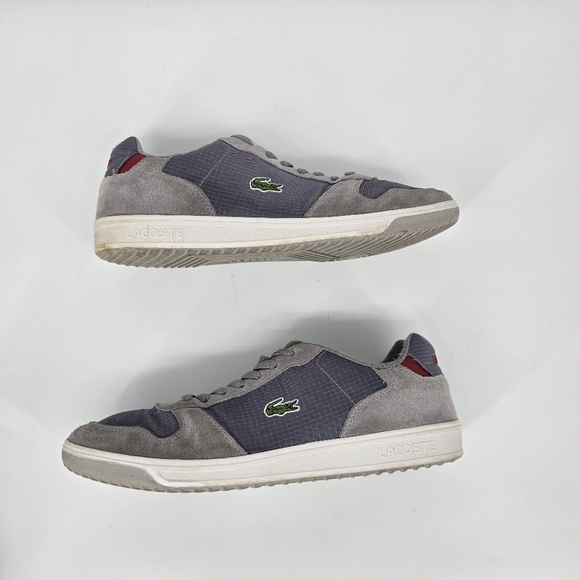 Lacoste Shoe Men 11.5 Jenson EO SPM Sneakers Grey Suede main image 2